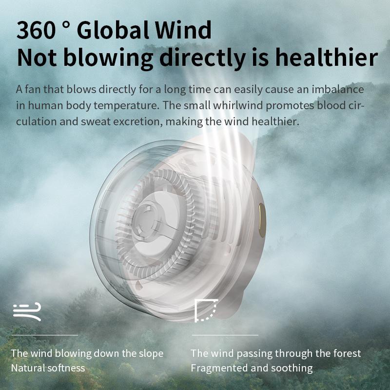 ❄️40% OFF!💨Um 360° drehbarer, tragbarer Mini-Clip-Ventilator