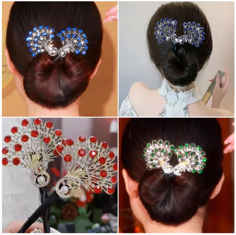 💞Acquista 1 e ricevi 1 gratis🦚Accessorio per capelli alla moda a forma di pavone retrò
