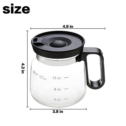 🔥Solange der Vorrat reicht 40 % Rabatt!🎉16-Unzen-Kaffeebecher aus Glas zum Mitnehmen