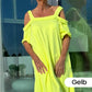 Lässiges Maxikleid mit offenen Schultern für Damen