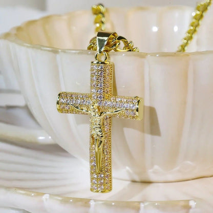 🎁Früher Weihnachts-Hot-Sale – 48% RABATT! 🎅✝️Jesus-Kruzifix-Anhänger-Halskette