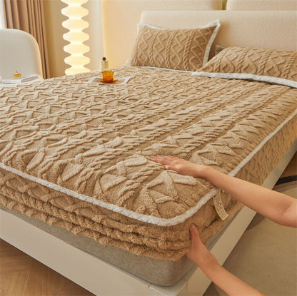 ⏳ Letzter Tag: 37 % auf das gesamte Sortiment!❄️🛌Wärmendes Flanell-Spannbetttuch - Aus weichem Baumwoll-Flanell mit hoher Taschenhöhe & rutschfesten Gummizügen für Komfort zu jeder Jahreszeit