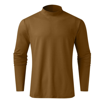 🔥55% Rabatt🔥Slim Fit Langarm-T-Shirt für Herren mit Stehkragen