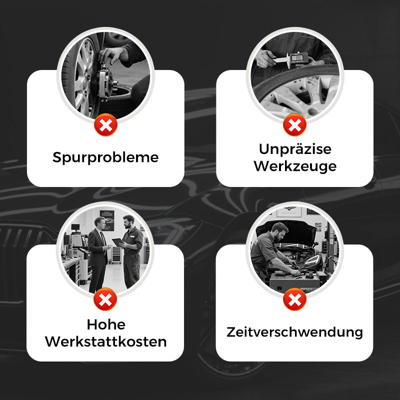 🔥Sonderangebot 53% RABATT🔥Edelstahl Achsmessgerät Platte