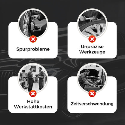 🔥Sonderangebot 53% RABATT🔥Edelstahl Achsmessgerät Platte