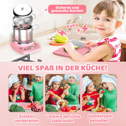 💯Beste gave til barn🎁Minikjøkken-matlagingsleker for barn – sett med 22 deler