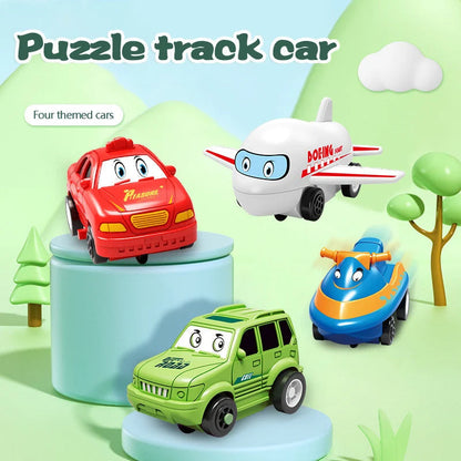 🔥Solange der Vorrat reicht 40 % Rabatt!🧩Kinder Lernspielzeug Puzzle-Autobahn-Spielset🧩