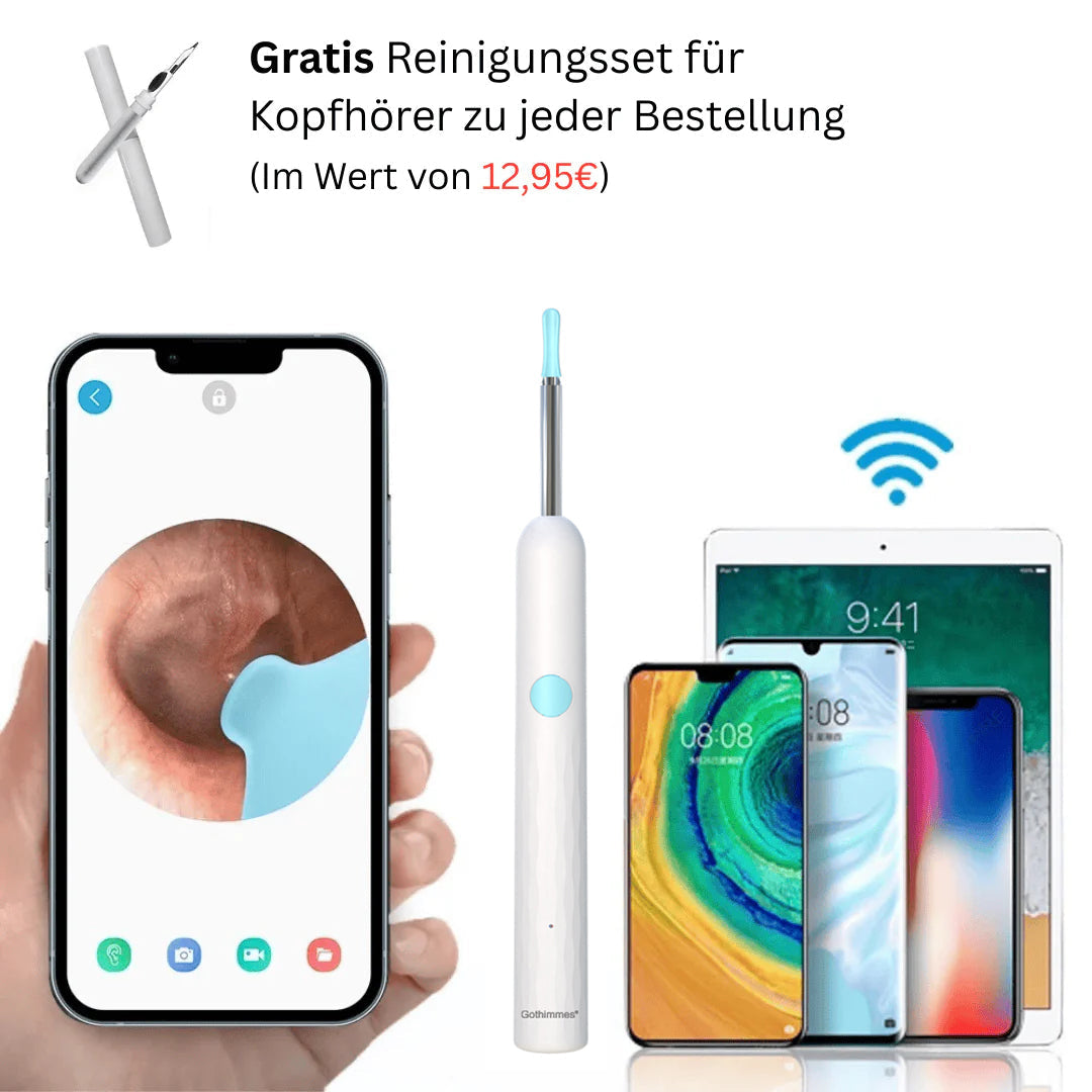 ⏳Begrenzte Zeit 50% Rabatt💥Intelligenter wasserdichter visueller Ohrenschmalzentferner👂