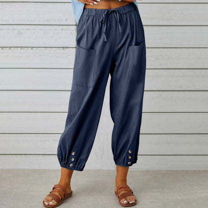 🔥50% rabatt🔥LOCKERE, GERADE HOSE MIT WEITEM BEIN FÜR DAMEN