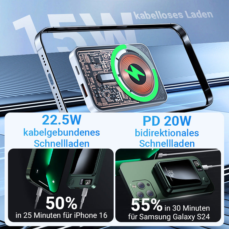 🔥Solange der Vorrat reicht 40 % Rabatt!💪 10000mAh Powerbank – 22.5W Schnellladen & Ultradünn!