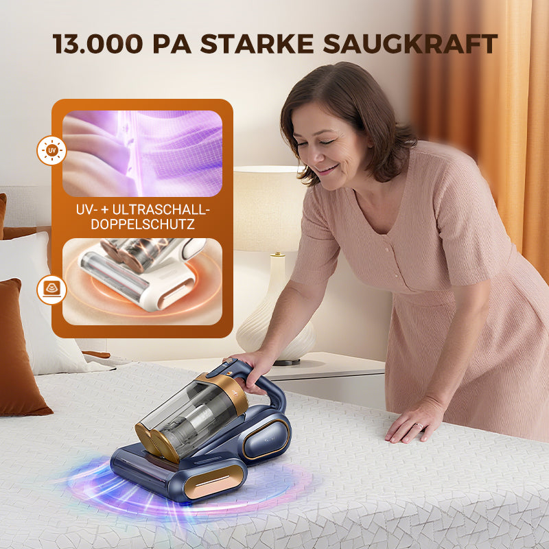 ⏳2026 Neu eingetroffen✨Sakerplus Leistungsstarker UV-Bettstaubsauger