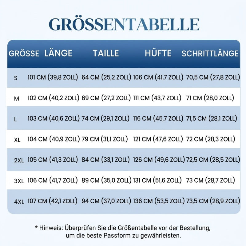 🔥Solange der Vorrat reicht 40 % Rabatt!🎉Bequeme blau gestreifte Hose mit Seitentaschen