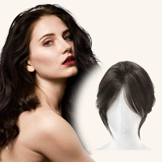🔥Natural clip-on partial bangs hairpiece