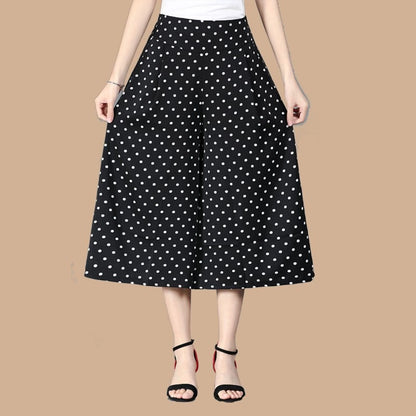 🔥VENDITA CALDA🔥Culottes da donna a gamba larga con chiffon plissettato