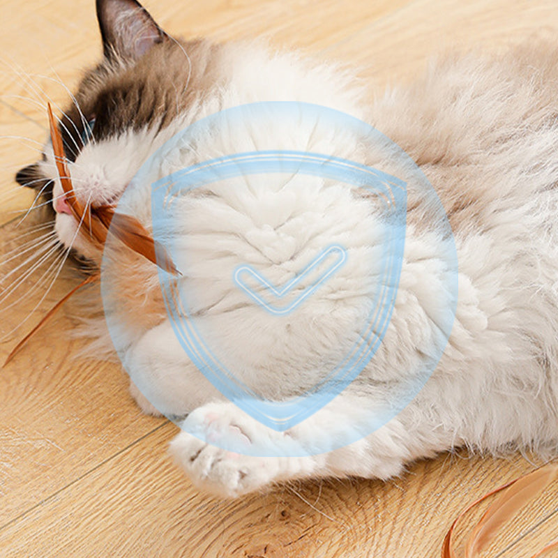 🔥Solange der Vorrat reicht 40 % Rabatt!🎉Interaktiver Katzen-Hüpfball mit Feder