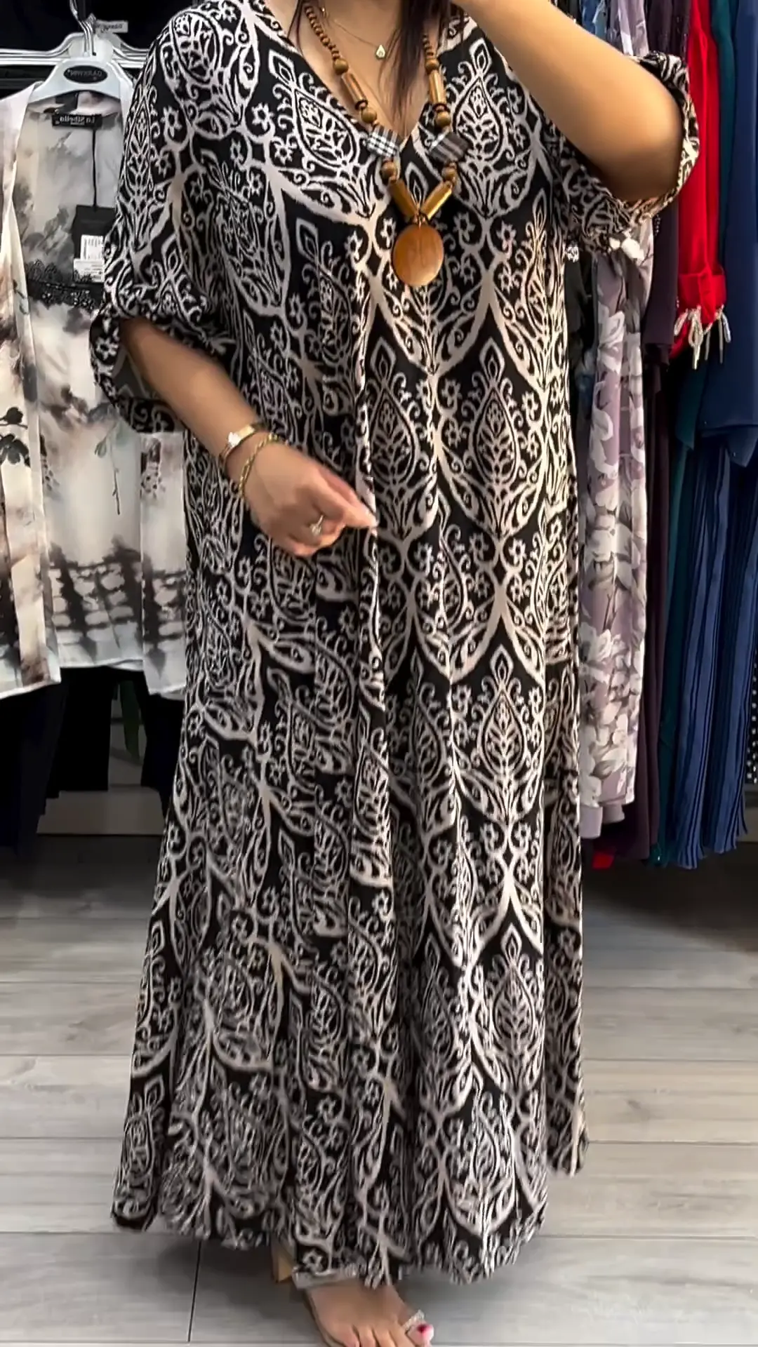 🔥💖[M-4XL] Motekjole med trykk.