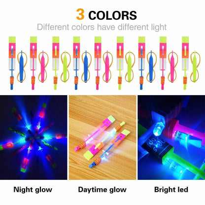 📢 ZEITLICH BEGRENZT 50% RABATT & AUF LAGER! ⏰💓 LED-Helikopter-Werfer – Bis zu 36 m hoch, Langsamer Abstieg & Nachtleuchten-Spaß! 😍✨