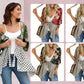 📢📢Großer Ausverkauf läuft!⏰🌸Damen-Kimonos mit Blumenmuster, Rüschenärmeln und Bindegürtel – luftige Boho-Cardigans im lockeren Schnitt