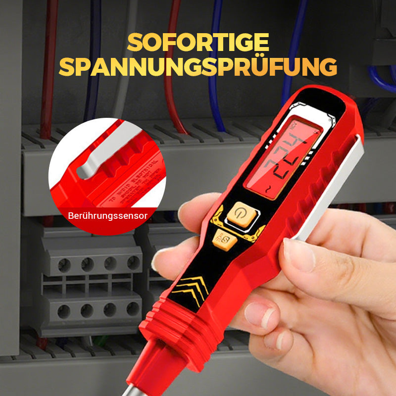 ⚡ 50% RABATT! 🔍 Berührungsloser Spannungsprüfer – AC 12-1000V, LCD-Anzeige mit Beleuchtung & Akustische/Visuelle Warnung 🛡️