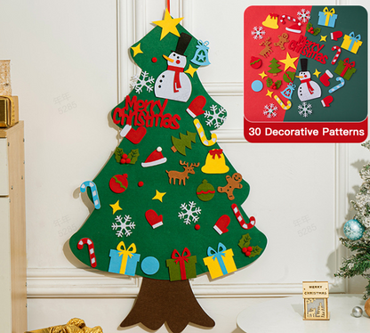 🎄Weihnachtsaktion - 49 % Rabatt🎁DIY-Filz-Weihnachtsbaum-Set