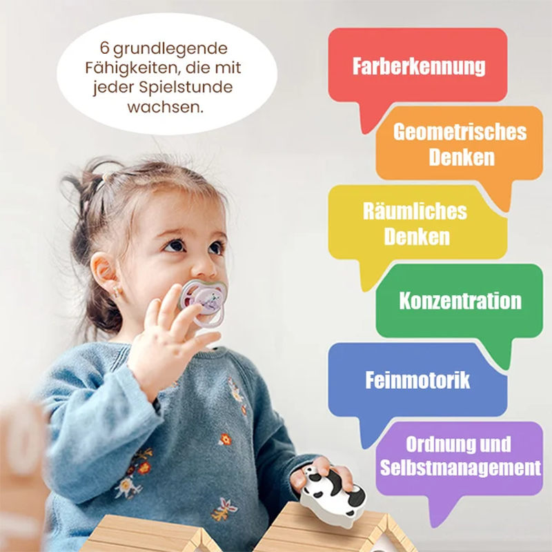 🔥Solange der Vorrat reicht 40 % Rabatt!🎉Magnetisches Puzzlespiel aus Holz mit Motiven