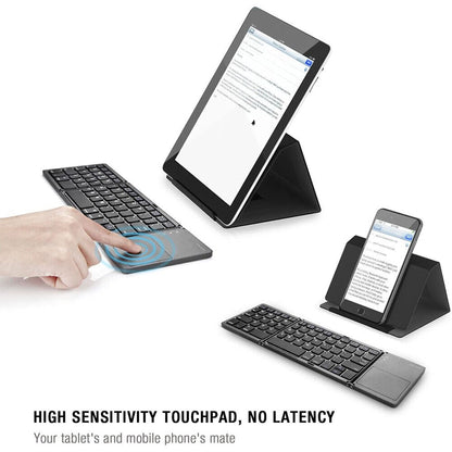 Clavier Bluetooth sans fil pliable pour le téléphone
