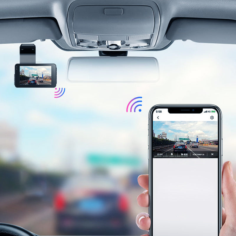 ⏳Remise de 50 % à durée limitée💥Caméra de tableau de bord double Wi-Fi 4K avec vision nocturne