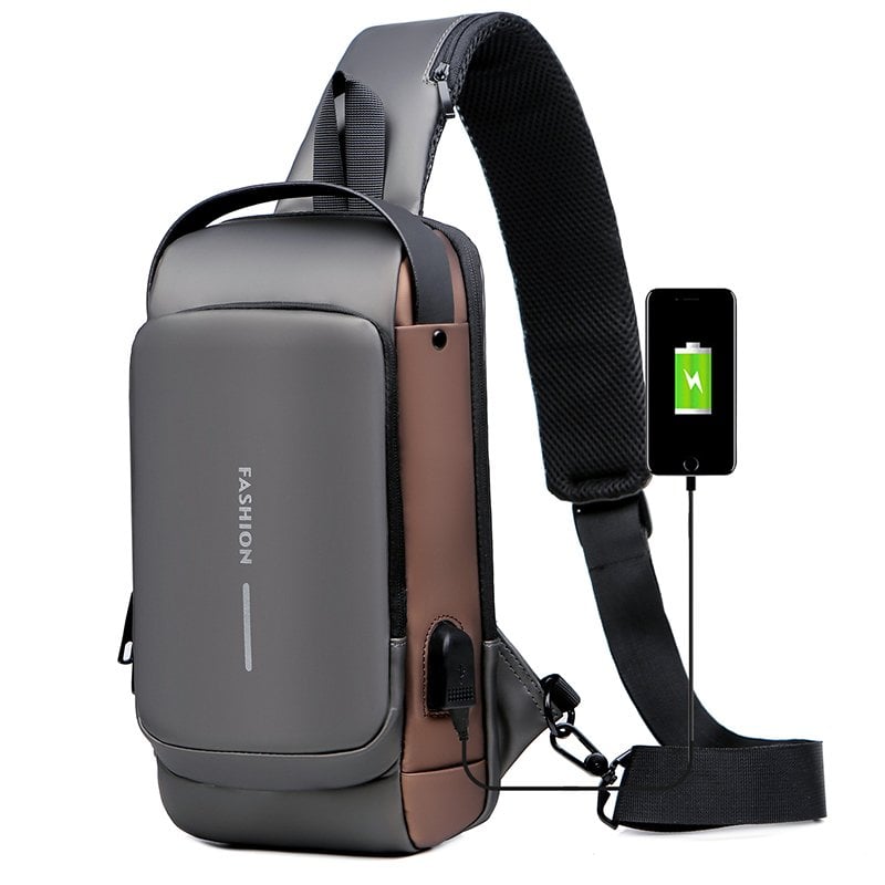 🔥 Heißer Verkauf🔥Sporttragetasche mit USB-Ladefunktion, Diebstahlsichere Umhängetasche