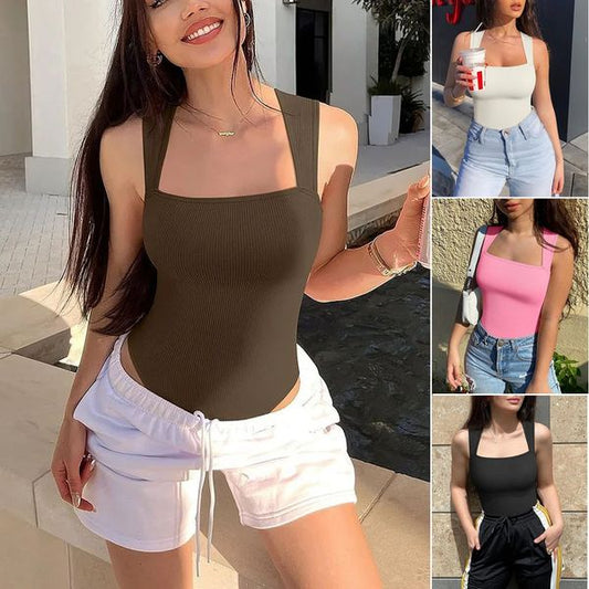 💕Letzter Tag: 60 % Rabatt💕Ärmellose figurformende Bodysuits mit Bauchkontrolle🩱