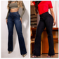 🔥Solange der Vorrat reicht 40 % Rabatt!🎉Hoch taillierte, dehnbare Flared Jeans💯💯