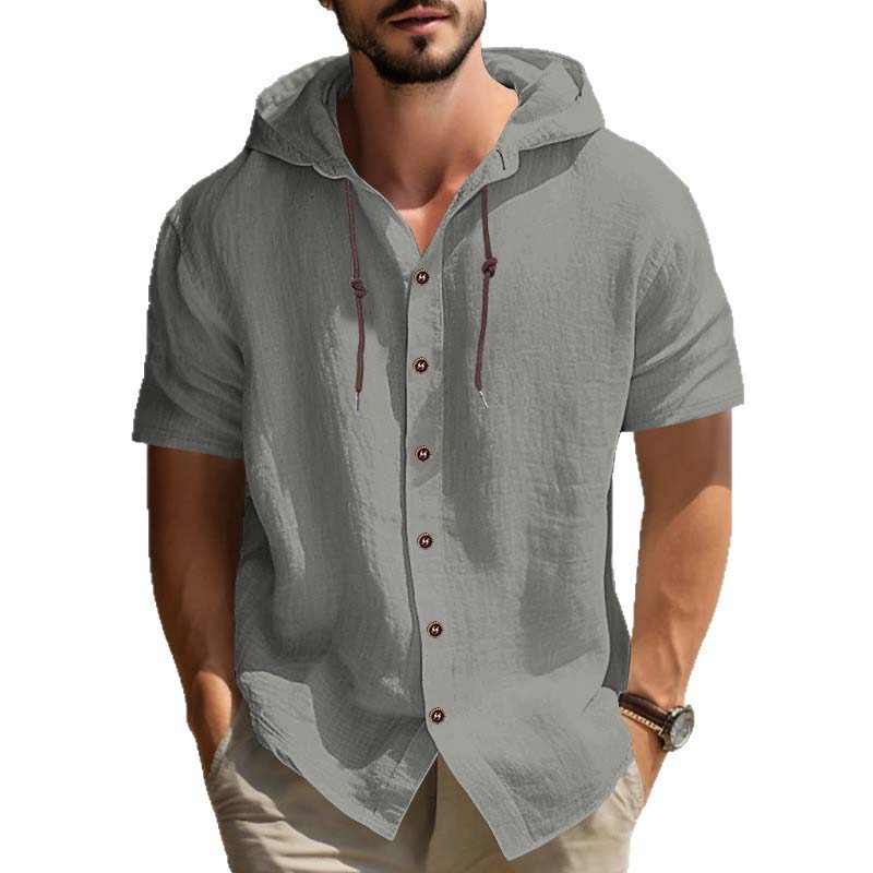✨🔥Herren Freizeit-Hoodie mit Kurzarm – lässig, bequem & atmungsaktiv – ideal für Sport, Alltag & Reisen