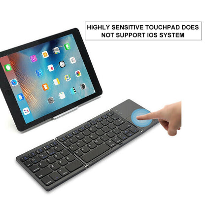 Clavier Bluetooth sans fil pliable pour le téléphone