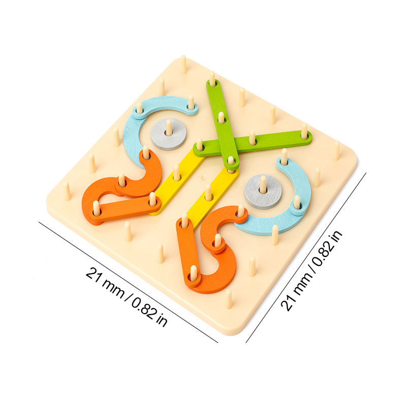 🧩 50% RABATT ! ✨ Montessori-Steckpuzzle - Holzformen mit Lernkarten für frühe Bildung & kreative Entwicklung 🎁🎄
