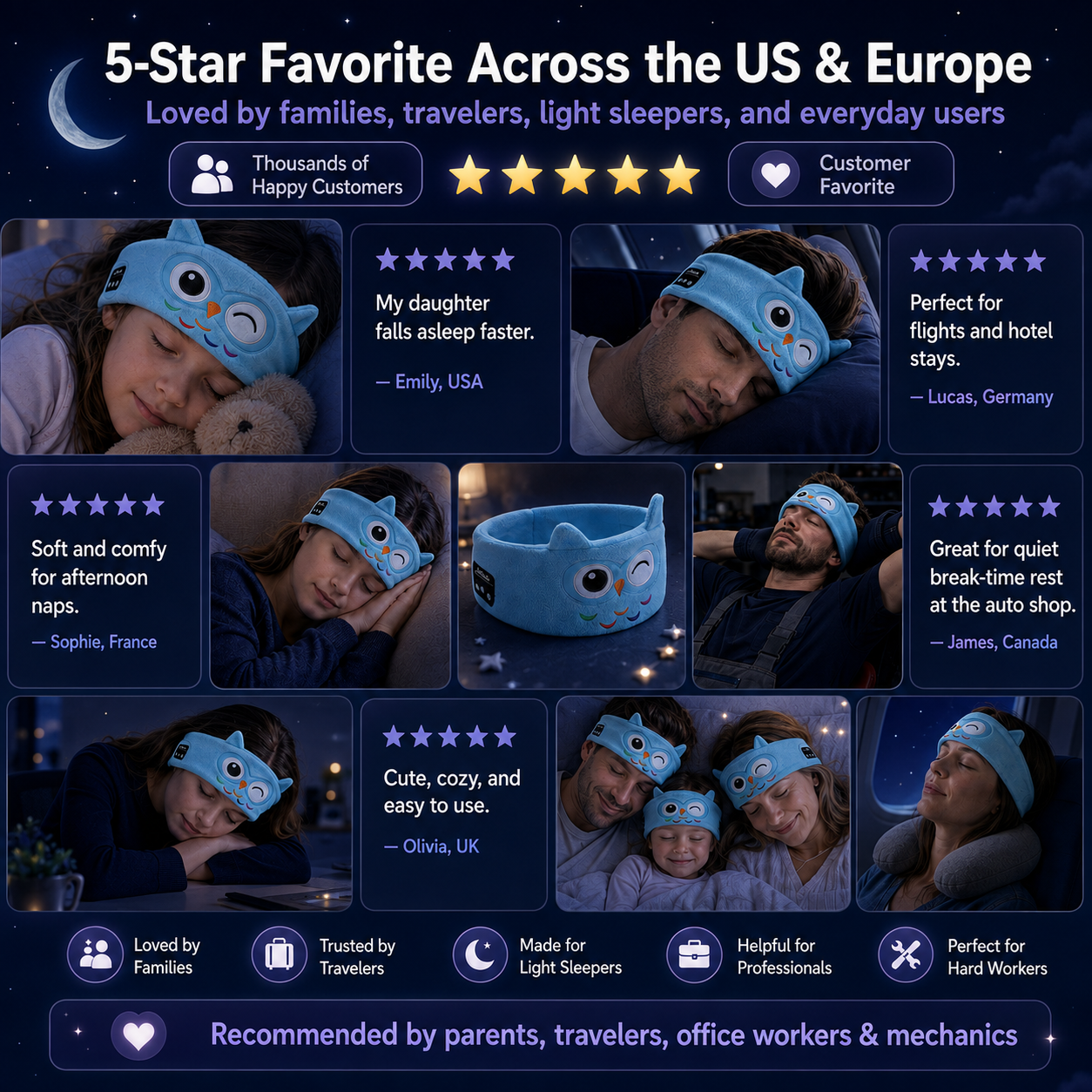 🥳2026 HEISSER VERKAUF🥳💞Über 50.000 verkauft!🎧😴  Bluetooth-Stirnband für Kinder – 2-in-1: Weiches Stirnband und Schlafmaske. Perfekt für Reisen oder zum Mittagsschlaf. 🧸✨