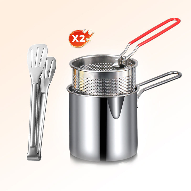 🥳HEISSER SALE 2026🥳💞50.000+ VERKAUFT!👵❤️ Multifunktionale Fritteuse aus Edelstahl 304