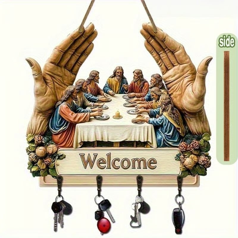 ✝️Jesus & Jünger Wandkunst Schlüsselhalter