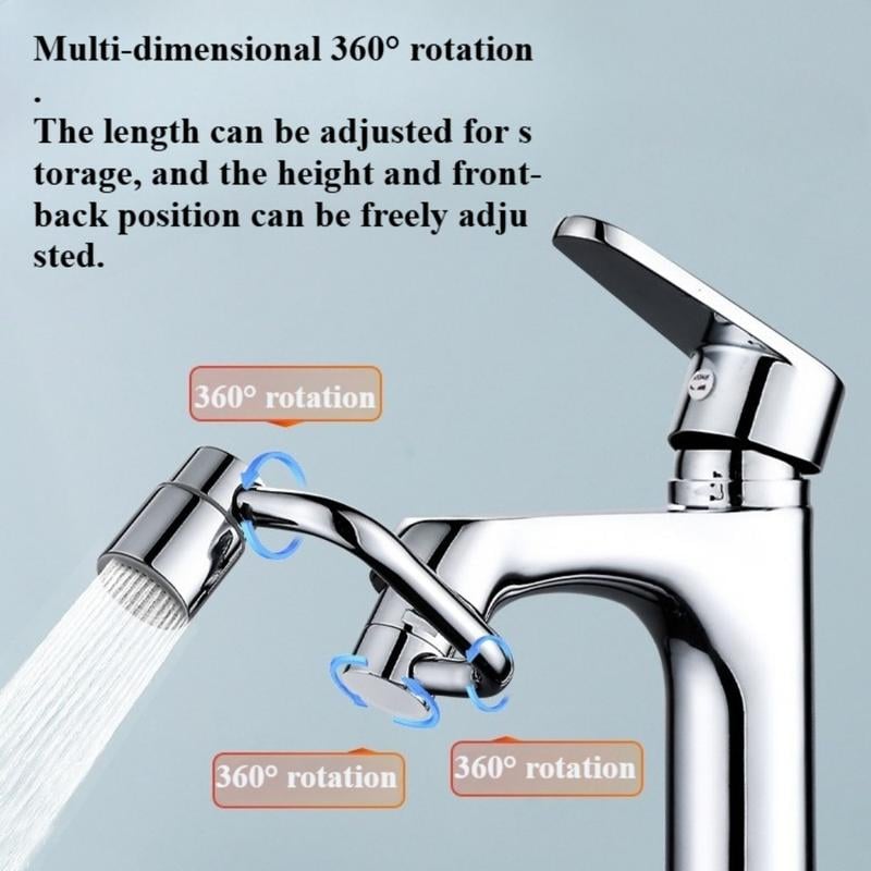 🔥Solange der Vorrat reicht 40 % Rabatt!🎉🚰Universal-Spültischarmatur✨1080° drehbare Armatur-Belüfterverlängerung