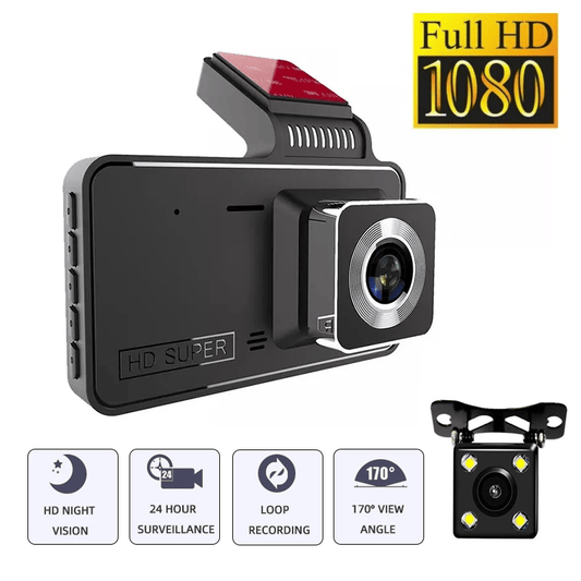 📹 Dual-Lens Dashcam mit 1080P HD & Nachtsicht – 170° Weitwinkel (Aktion: 49% sparen)