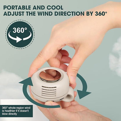 ❄️40% OFF!💨Um 360° drehbarer, tragbarer Mini-Clip-Ventilator