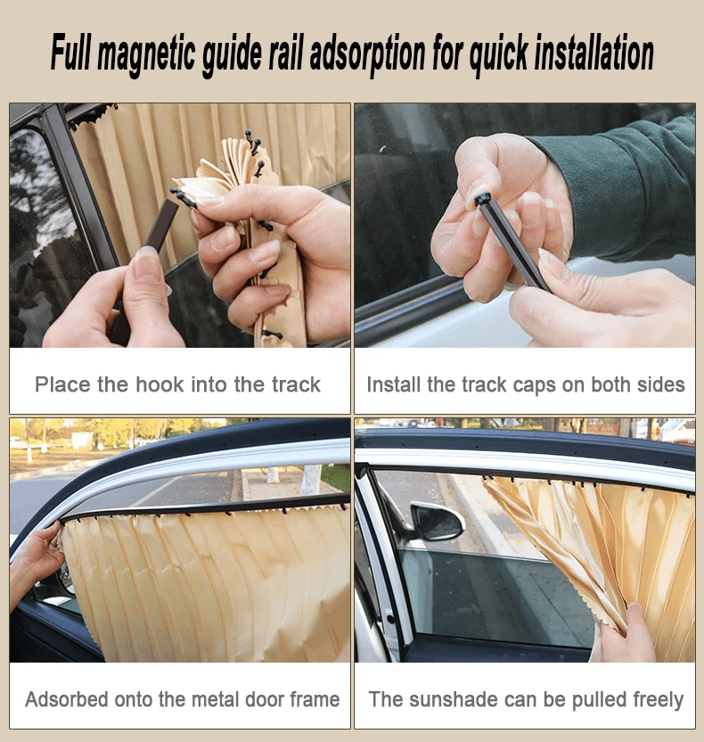 🔥 50% RABATT! 🚗 Magnetischer Auto Sonnenschutz – Ganzjähriger Fenster Sichtschutz mit UV-Schutz & Hitzeschutz
