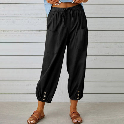 🔥50% rabatt🔥LOCKERE, GERADE HOSE MIT WEITEM BEIN FÜR DAMEN