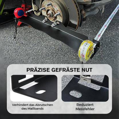 🔥Sonderangebot 53% RABATT🔥Edelstahl Achsmessgerät Platte