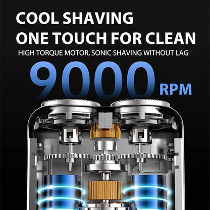 🖤Nuovo design 2025 sconto del 50%🖤rasoio elettrico rotante portatile a due anelli