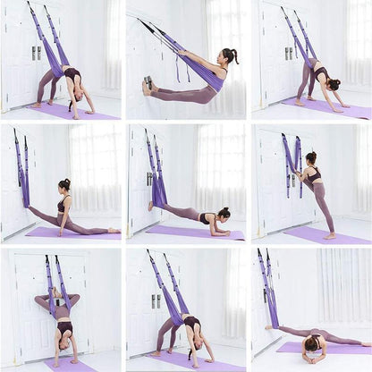 🧘‍♀️ Aerial Yoga Hängematte für sanfte Dehnung & Rückengesundheit – ideal für Zuhause, Anfänger & Senioren