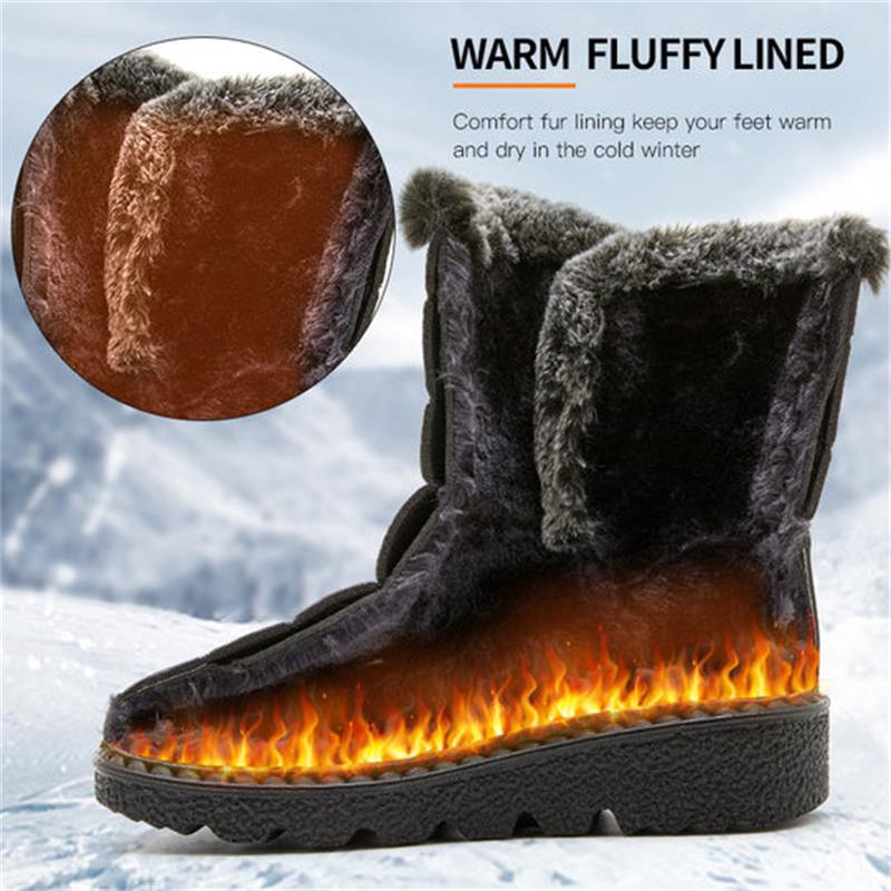 🎄🎁Ideal Gift - Non-Slip Winter Rabbit Plush Snow Boots for Women