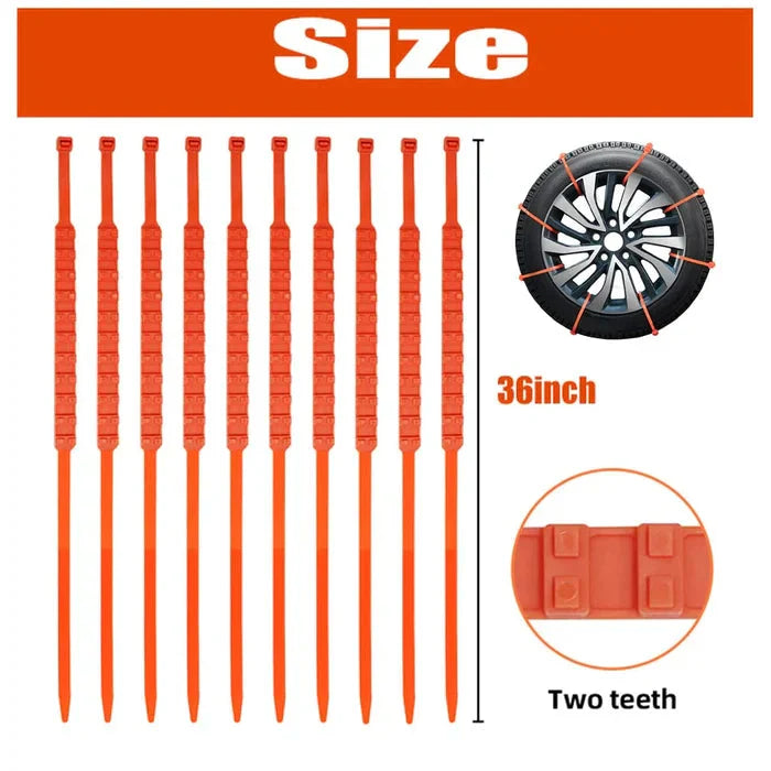 ⛓️ 50% RABATT! 🚗 Rutschfeste Schneeketten – Einfache Montage, Hoher Grip auf Eis/Schnee & Maximale Winter-Sicherheit ❄️