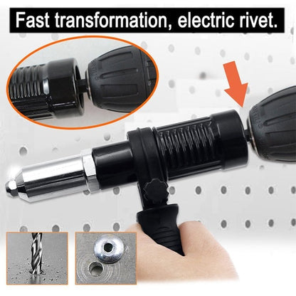 💥Hot Sale 49% OFF💥 Professional rivet gun adapter set with 4 different matching nozzle screws