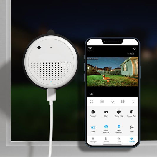 🔥 Kristallklare 2K-Überwachungskamera 🎥 Farbnachtsicht 🌙 24/7-Aufzeichnung und intelligente Alarme 🚨 Einfache Installation! 🔒