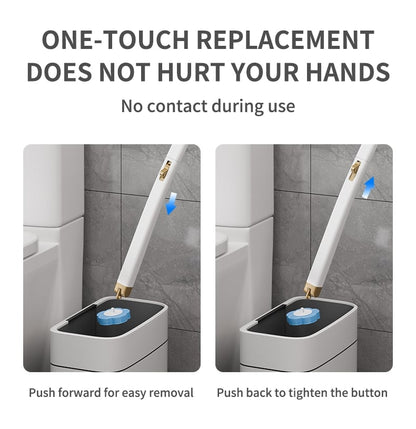 50 000+ VERKAUFT!🚽💦Innovatives Einweg-Toilettenbürstenset zur Wandmontage✨
