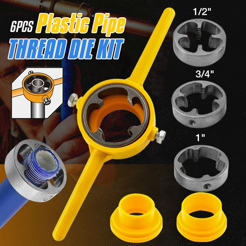 🔥Hot Sale - 49% off🔥2 pieces plastic pipe threading die set
